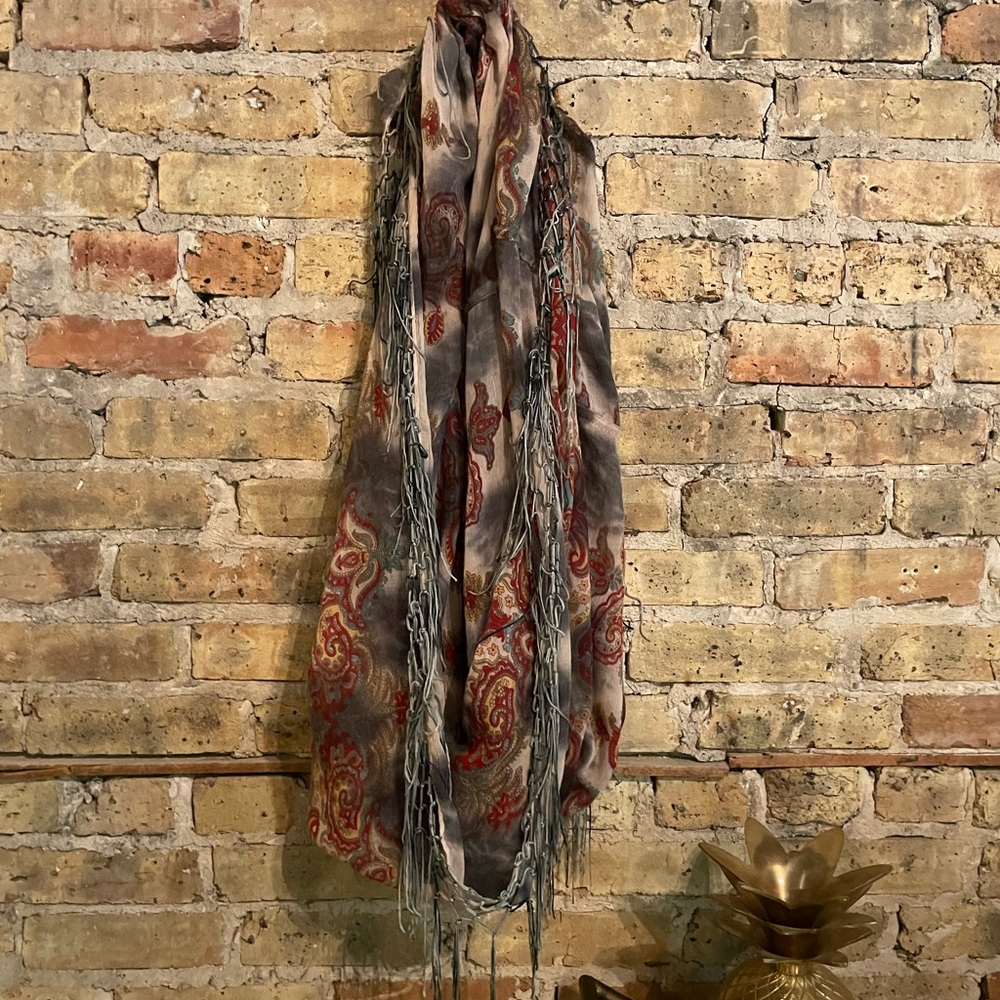 free people fringed infinity scary w gorg paisley print 😍